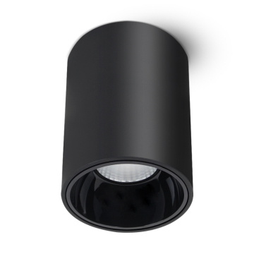 Erdu LED Spotlights: Μοντέρνα εσωτερικά επιφανειακά καθυστερημένα φωτιστικά (12W, RA> 90, λευκό/μαύρο)