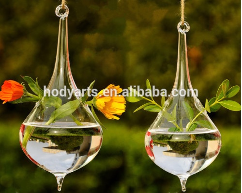 Wholeseale New Design and Competitive Price of Hanging Teardrop Glass Terrarium