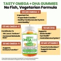 Vegetarian Brain Health Support DHA Omega 3 Gummies