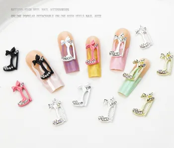 2023 New Punk Style Macaron Butterfly Cartoon DIY Nail Art Accessories