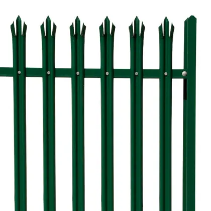 Anti-theft galvanized steel palisade fence
