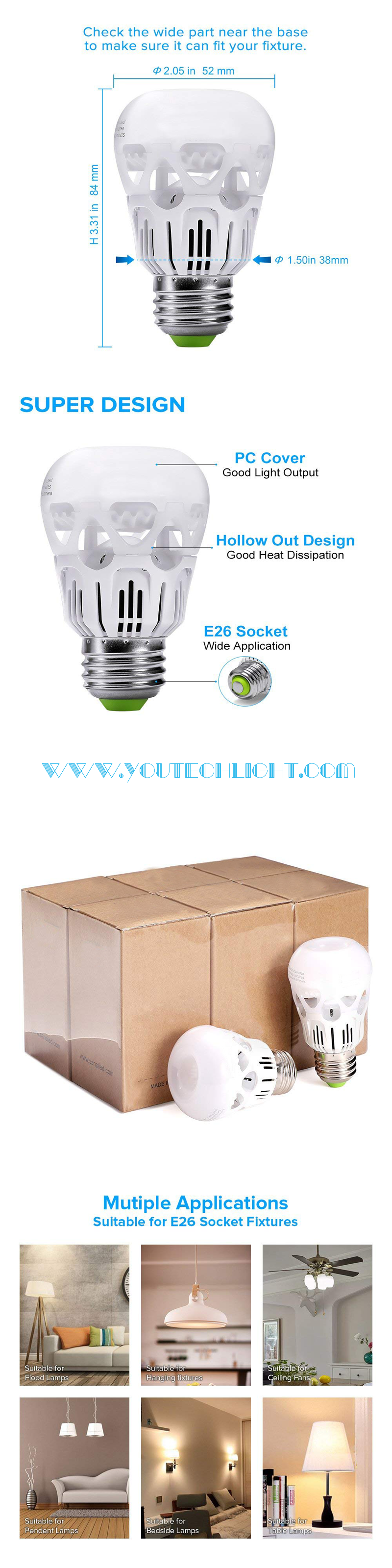 E14 LED Bulb light