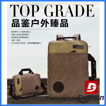 Multi function retro Canvas laptop backpack bag rucksack