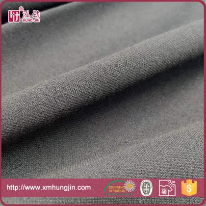 Sorona cotton double pique fabric for leggings/trousers