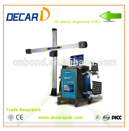 Decar 3D wheel alignment,Automatic movable camera