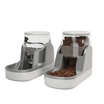 Automatic Pet Water Dispenser and Feeding Container for Dogs and Cats