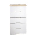 White Five-layer Plastic Drawer For Sundry Storage Cabinet