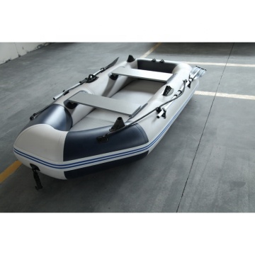Barco inflable PVC de 4 personas aprobado con CE con fondo duro y piso de cojín de aire