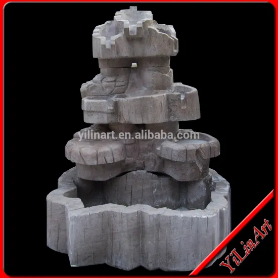 Stone garden 4 tier water fountain