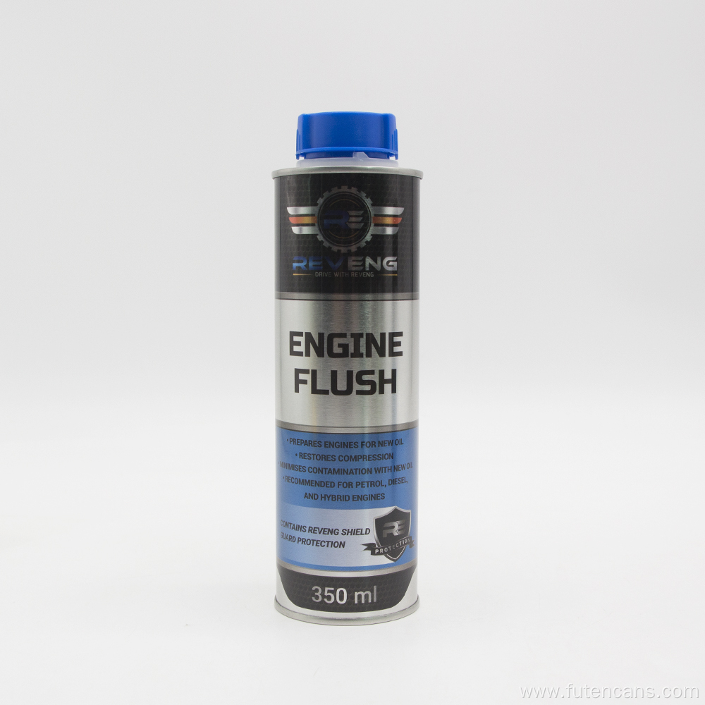 Round Engine Oil fuel Additive Tin Can