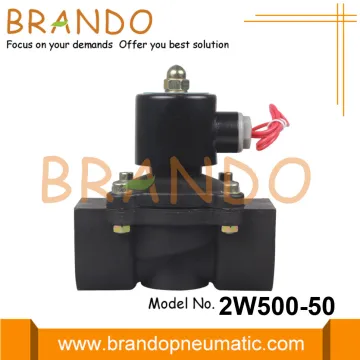 2'' Plastic Water Electric Solenoid Valve 24VDC 220VAC