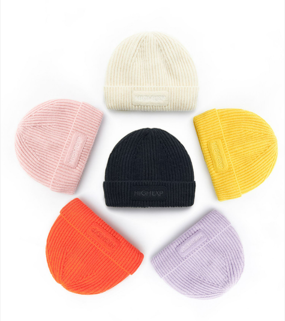 Children's skiing knit cap ear protection