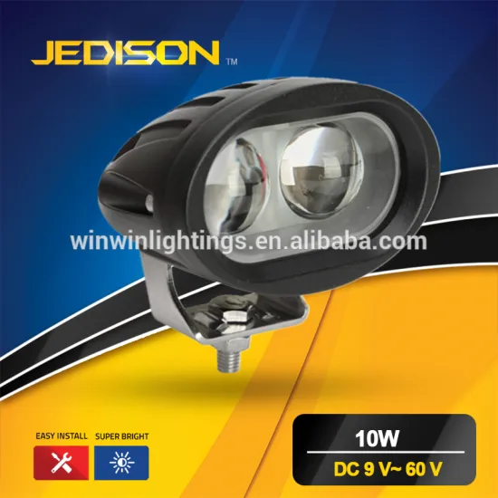 Auto Oval Blue Led work lamp 10W Warning Spot forklift light bulbs