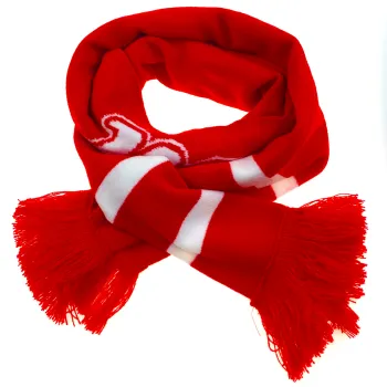 2024 football Scarf Custom LOGO sports scarf adult wholesale football acrylic Jacquard Knitted scarf