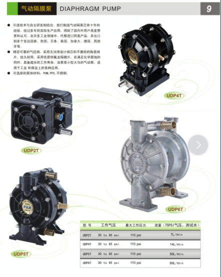 UDP5TS air operated pneumatic double diaphragm pump