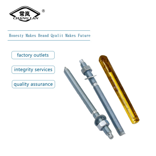 Yellow zinc plated chemical anchor bolt M16