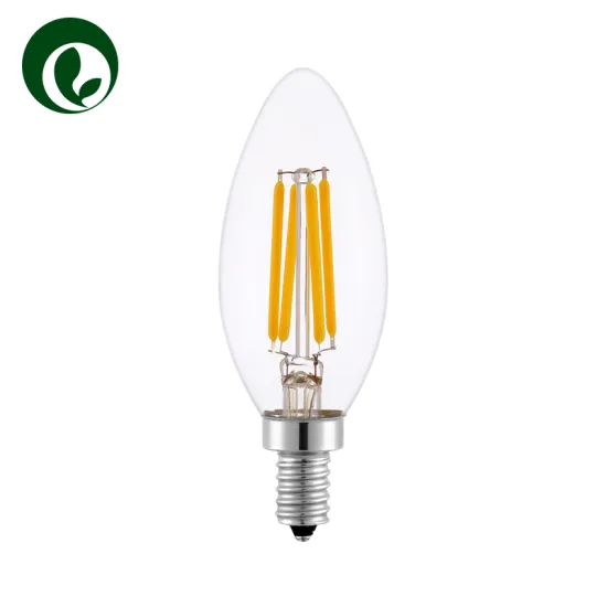 Dimmable C35 led filament lamp 2W 4W 6W e12 e14