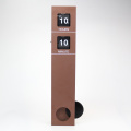 Height-adjustable Stainless Steel Flip Clock