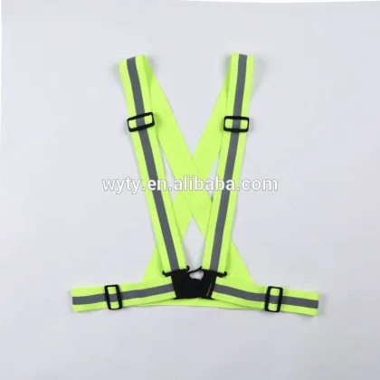 Supply high quality safety reflective elastic belt warning belt factory best price elastic belt