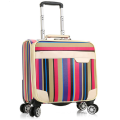 बोर्ड एयरपोर्ट पु चमड़े के सूटकेस का सामान