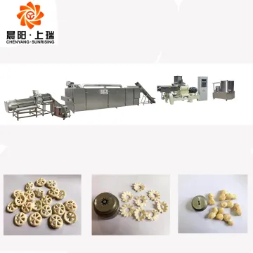 Cheese ball corn puffs snacks extruder machine