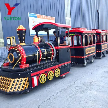 New Arrival Classic Stream 24P Luxury Shopping Mall Amusement Park Kids Indoor Outdoor Train  Electric Trackless Train For Sale