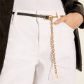 Elegant Women's Chain Leather Belt