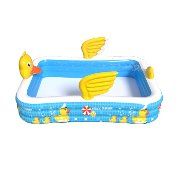 2022 New Splash yellow duck inflatable swimming pool