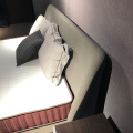 Cama de móveis de quarto de hotel suave
