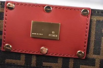 Fendi ′Mia′ tote With fabric Bag 2567