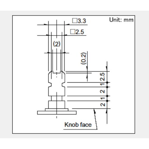 Spun series push switch