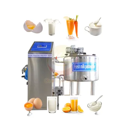 Automatic Milk Juice Wine Beverage Pasteurization Sterilizer Machine