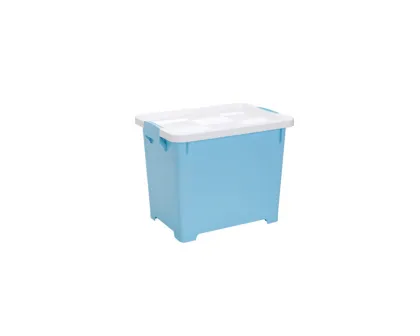 Household 20L Essentials with Lids And Sliding Wheels Storage Box
