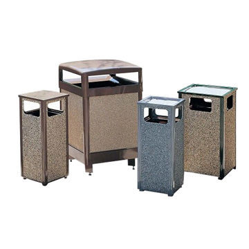Stone Panel Trash Container, Various Sizes are Available