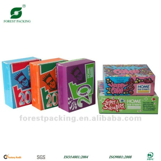VARIOUS DESIGN OF ICE CREAM BOX