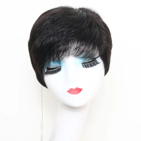 Brazilian Pixie Wig 100% Remy Human Hair Vintage Style Short Wigs for Black Women Human Hair From Xuchang City Factory