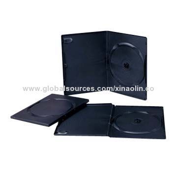Black Single/Double DVD Cases with 9mm Thickness