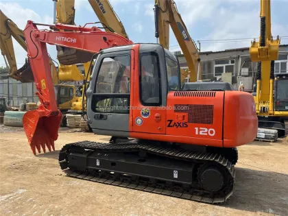 Slightly Used Japan Origin Hitachi ZX120 12T Used Excavator with A/C