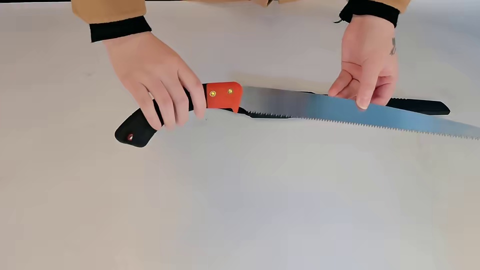 Professional custom woodworking saw hand saw cutting wood bending pruning saw with sheath