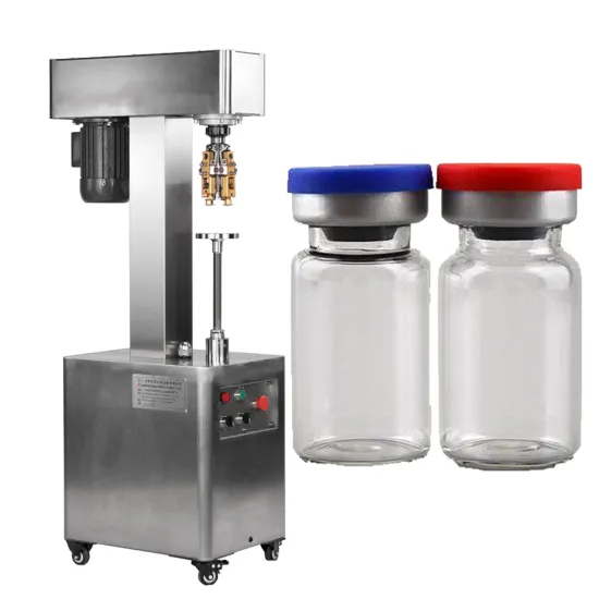 Skincare Pearl Mask Powder Glass Bottle Vial Phial Locking Machine Manual
