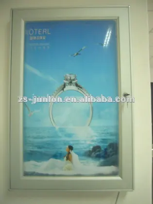 LED aluminum outdoor Waterproof door hing light box