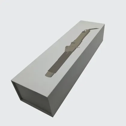 Custom Book Shaped Hair Tong Paper Packaging Box