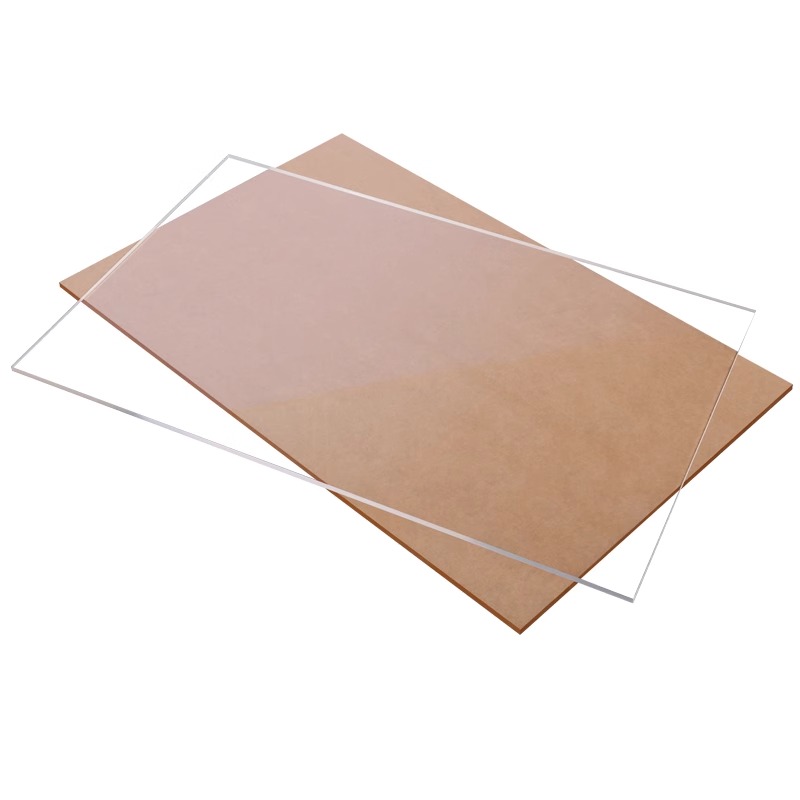 Transparent acrylic sheet