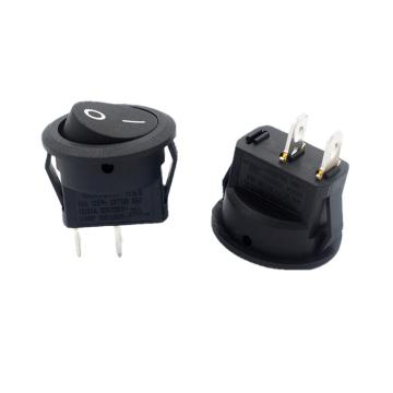 KCD2 ON/OFF Mini Round Rocker Switch 10A 250VAC