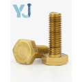 A micro precisão externa de bronze dos parafusos do hexágono mini encanta fixadores principais de bronze da máquina