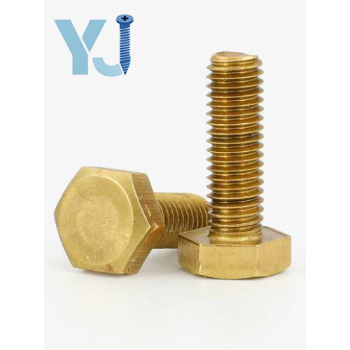 A micro precisão externa de bronze dos parafusos do hexágono mini encanta fixadores principais de bronze da máquina