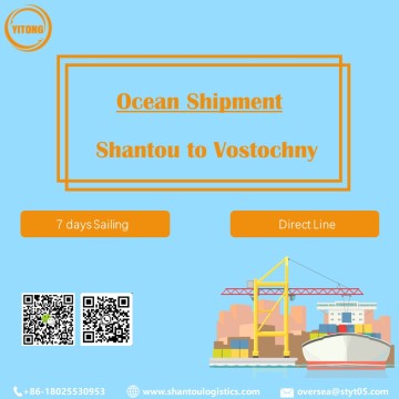 Sea Freight from Shantou to Vostochny Russia