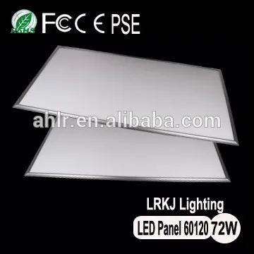 The best quality,competitive price 72w led panel light 1200x600mm