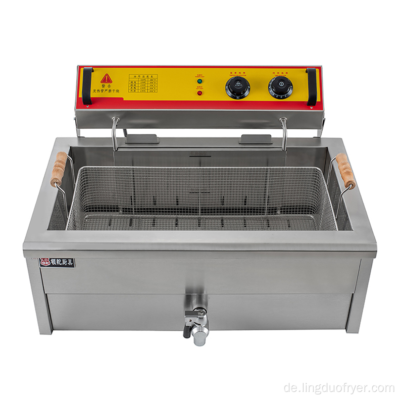 top obere 18l Single Electric Deefr Frittyer