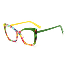 Lamination Acetate Frame For Man Cat Eye Lamination Acetate Eyewear Manufactory